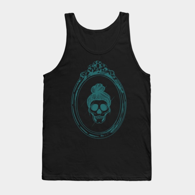 reflection skull Tank Top by simple.seven